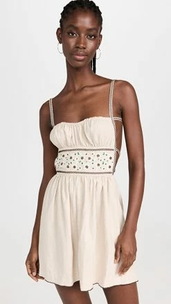 Best Pirce ???? Agua Bendita Logan Suki ???? Dress White ⌛