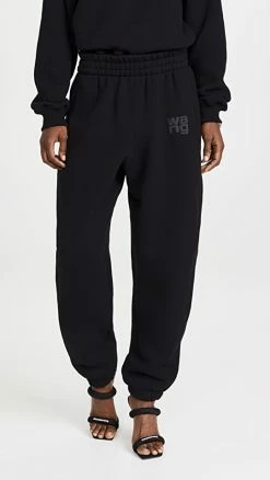 Flash Sale ???? Alexander Wang Essential Terry Classic Sweatpant Black ⭐