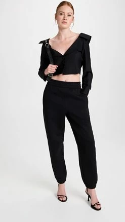 Budget ???? Alexander Wang Foundation Terry Classic Sweatpants Black ????