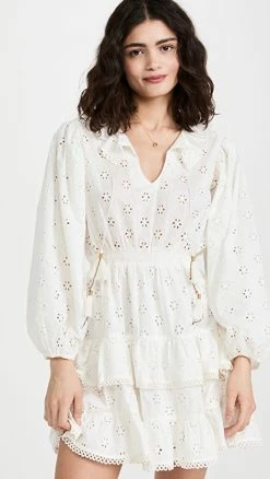 Hot Sale ???? Bell Remi Mini ???? Dress White Eyelet ⭐