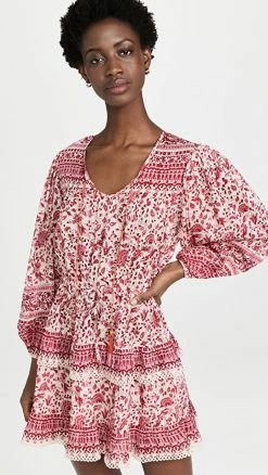 Best Pirce ✨ Bell Ari Mini ???? Dress Red Floral ????