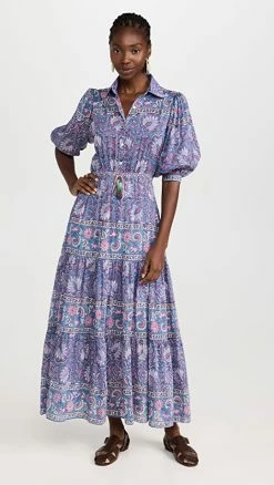 Top 10 ???? Bell Blair Maxi ???? Dress Purple Floral ✨