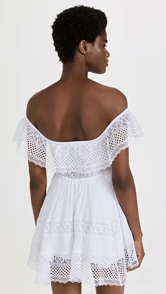 Hot Sale ???? Charo Ruiz Vaiana Off Shoulder ???? Dress White ???? 2 Hot Sale ???? Charo Ruiz Vaiana Off Shoulder ???? Dress White ???? - Image 2