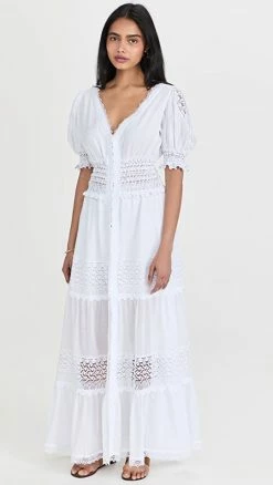 Wholesale ???? Charo Ruiz Clemence Long ???? Dress White ????