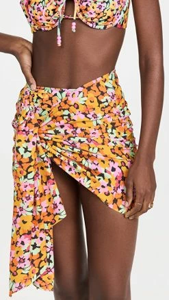 Cheapest ???? Charlie Holiday Luna Sarong Abstract Floral ????