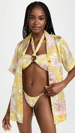 New ???? CIN CIN Troppo Silky ???? Shirt Golden ????