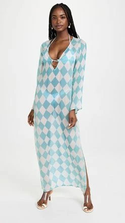 Top 10 ???? CIN CIN Totem Maxi ???? Dress Harlequin ????