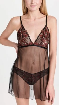 New ⌛ Cosabella Paradiso Chemise Lady In Red ????