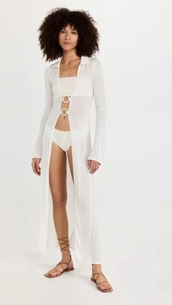 Budget ???? Devon Windsor Lucia Robe Off-White ????