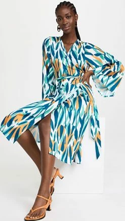 Best deal ???? DIARRABLU Wrap ???? Dress Orange ????