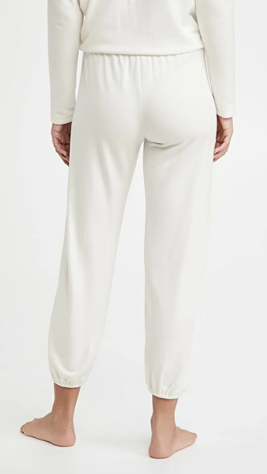 Outlet ???? Eberjey Softest Sweats Cropped Pants Winter White ???? 2 Outlet ???? Eberjey Softest Sweats Cropped Pants Winter White ???? - Image 2