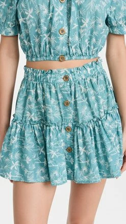 Best Sale ???? Eberjey Nellie ???? Skirt Ocean Bay/Sand ????