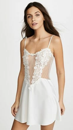 Cheapest ???? Flora Nikrooz Showstopper Chemise With Lace Ivory ????