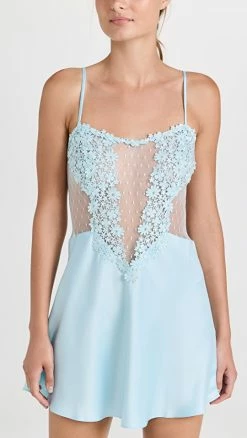 Discount ???? Flora Nikrooz Showstopper Chemise Light Blue ????