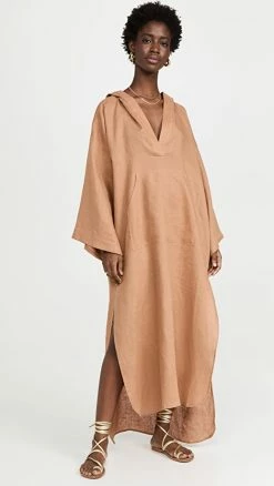 Flash Sale ???? Fe Noel Kaliah Hooded Robe Khaki ❤️