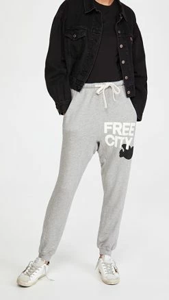 Cheap ❤️ FREECITY Superfluff Pocketlux Heather Sweatpants ????