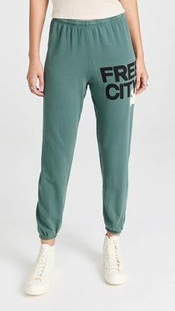 Best Pirce ???? Freecity Sweatpants Surplus Green ????
