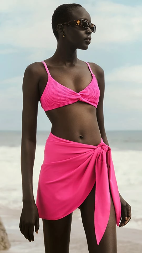 New ✔️ Good American Leg Daze Sarong Hawaiian Pink001 ???? 1 New ✔️ Good American Leg Daze Sarong Hawaiian Pink001 ????