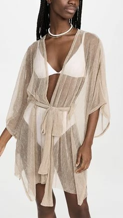 Hot Sale ???? Good American Goddess Robe Sparkle Tusk001 ????