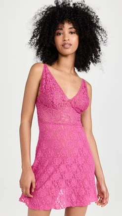Deals ✨ Hanky Panky Retro Plunge Chemise Dragonfruit ????