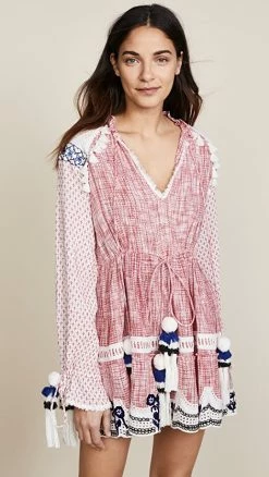 Buy ???? Hemant And Nandita Short ???? Dress White/Red ✔️