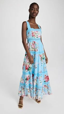 Best reviews of ???? Hemant And Nandita Tula Long ???? Dress Sky Blue ❤️