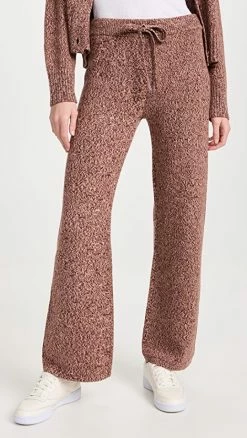 Cheapest ???? MONROW Marled Lounge Pants Pomegranate ????