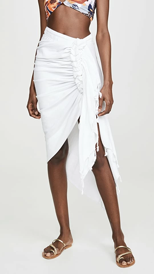 Best deal ???? Just BEE Queen Tulum Cover Up ???? Skirt White ???? 2 Best deal ???? Just BEE Queen Tulum Cover Up ???? Skirt White ???? - Image 2