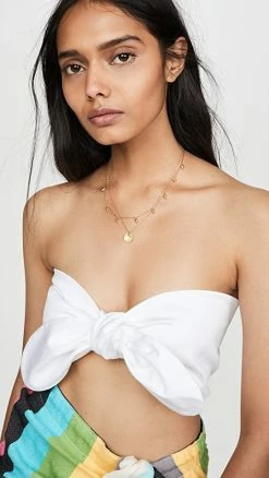 Wholesale ⭐ Just BEE Queen Silvia Bandeaux Top White ????