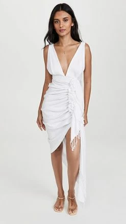 Brand new ???? Just BEE Queen Tulum ???? Dress White Solid ????