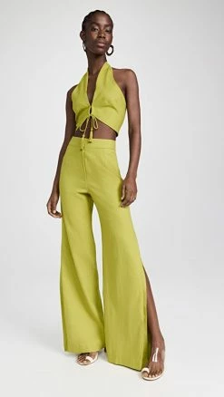 Best Pirce ???? Just BEE Queen Austyn Pants Kiwi ????