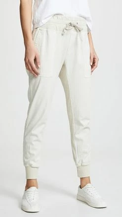 Outlet ???? James Perse Contrast Sweatpants Talc ????