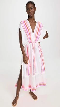 Coupon ???? Lemlem Eshe Plunge Neck ???? Dress Pink ❤️