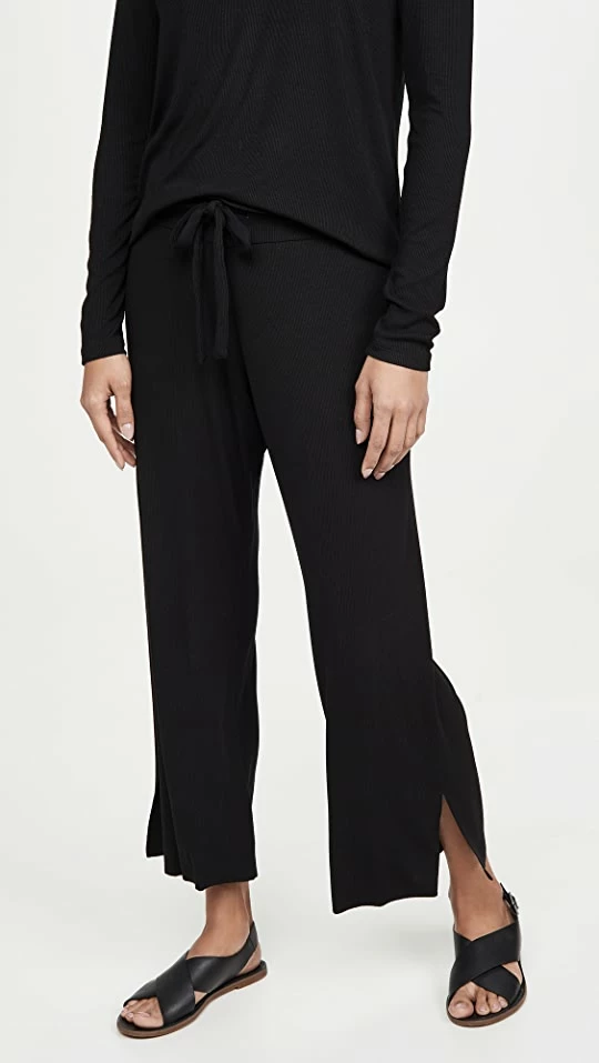 Hot Sale ✔️ LNA Kismet Ribbed Knit Pants Black ???? 1 Hot Sale ✔️ LNA Kismet Ribbed Knit Pants Black ????