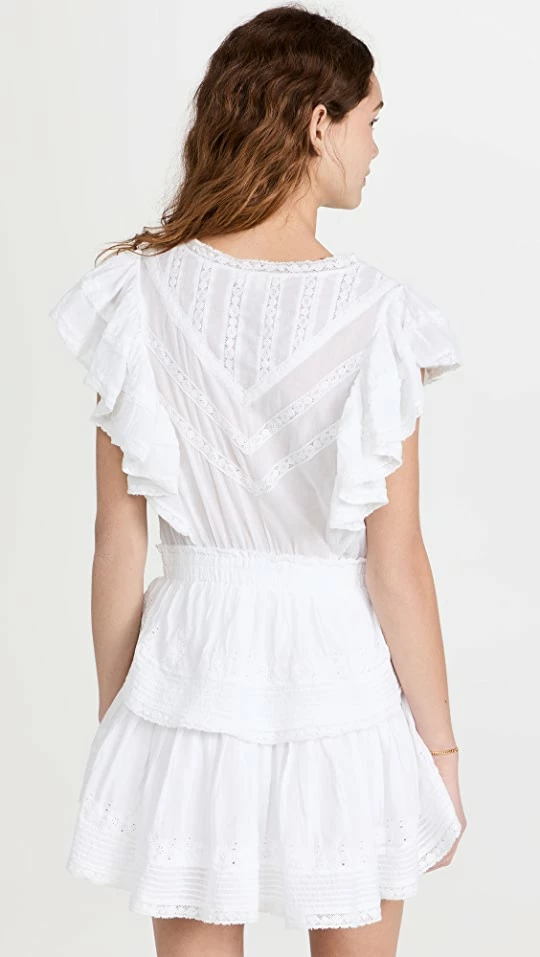 Flash Sale ✨ LoveShackFancy Gwen ???? Dress White ???? 2 Flash Sale ✨ LoveShackFancy Gwen ???? Dress White ???? - Image 2