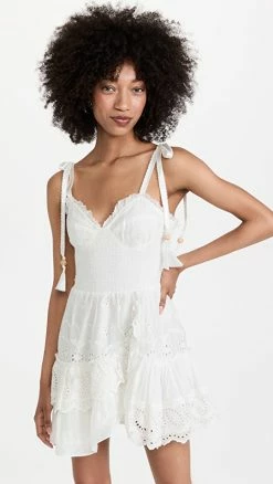 Coupon ???? LoveShackFancy Olani ???? Dress Ivory ????