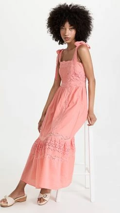 Brand new ???? LoveShackFancy Ayala ???? Dress Peach Blossom ????