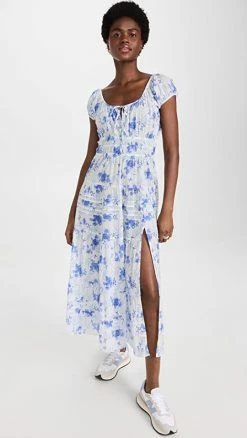 Hot Sale ???? LoveShackFancy Magdaline ???? Dress Strong Current ????