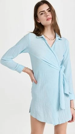 Deals ???? L*Space Palisades Cover Up Sky Blue ????