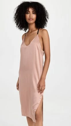 Best reviews of ❤️ Lunya Washable Silk Slip ???? Dress Otium Tan ????