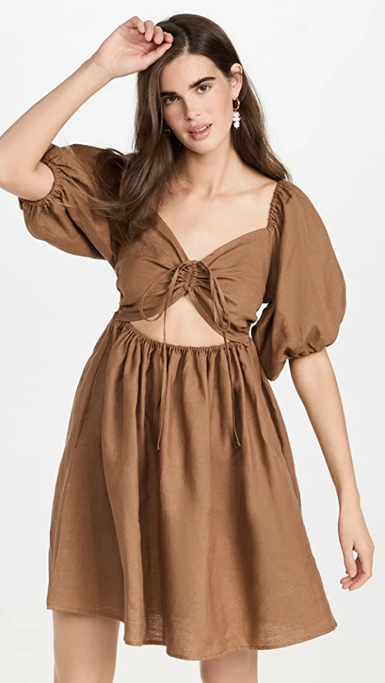 Outlet ???? Mie Mahe ???? Dress Camel ???? 1 Outlet ???? Mie Mahe ???? Dress Camel ????