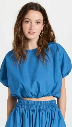 Wholesale ✨ MIKOH Opihi Bubble Sleeve Crop Top Bermuda ????