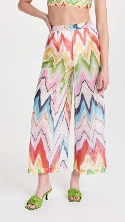 Budget ???? Missoni Cover-Up Trousers Chevron Multicolor ????