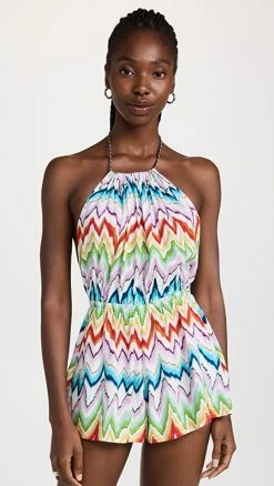 Brand new ???? Missoni Sleeveless Jumpsuit Cover Up Chevron Multicolor ????