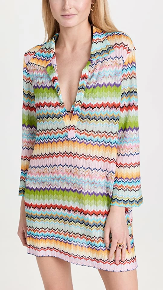 Best Sale ???? Missoni Short Cover-Up Multicolor ???? 1 Best Sale ???? Missoni Short Cover-Up Multicolor ????