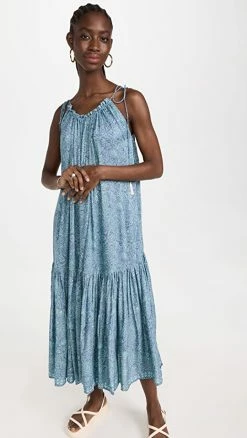 Outlet ???? Natalie Martin Collection Jerusha ???? Dress Shangri-La Print Periwinkle ????