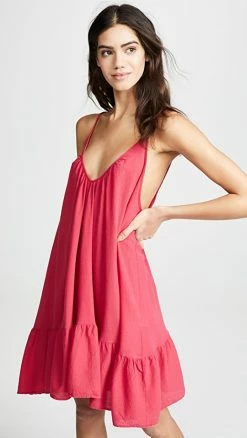 Coupon ???? 9seed St. Tropez ???? Dress Cherry Red ????