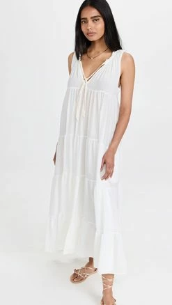 Best Sale ???? 9seed Lighthouse Beach Tier Maxi White ????