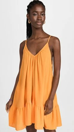 Hot Sale ???? 9seed St Tropez ???? Dress Sunset Orange ????