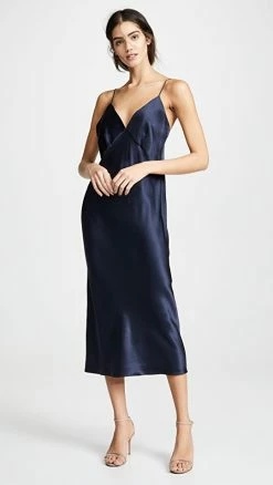 Buy ⭐ Olivia Von Halle Issa Slip Navy ????